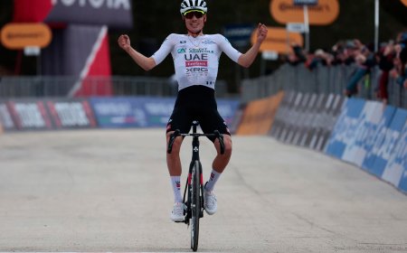 Un enorme Juan Ayuso, líder y a un paso de la victoria en la Tirreno-Adriático
