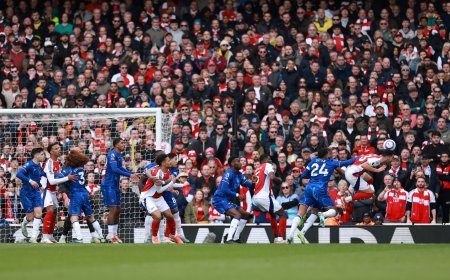 El Arsenal gana al Chelsea con un cabezazo de Merino