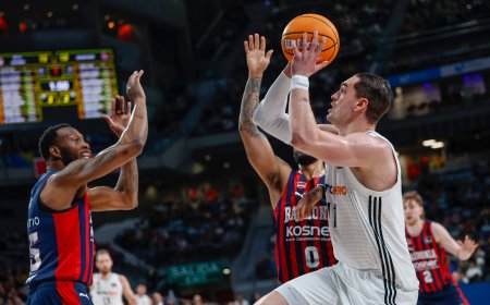 Jornada 23 de la Liga ACB: el Madrid bate al Baskonia y refuerza su liderato