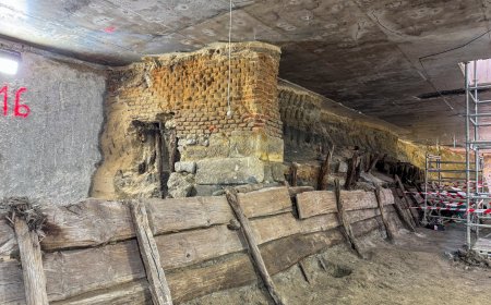 Las obras en la línea 11 del metro desvelan los restos arqueológicos del Real Canal del Manzanares