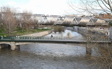 Madrid pide precaución máxima en la zona del río Manzanares por riesgo de desbordamiento