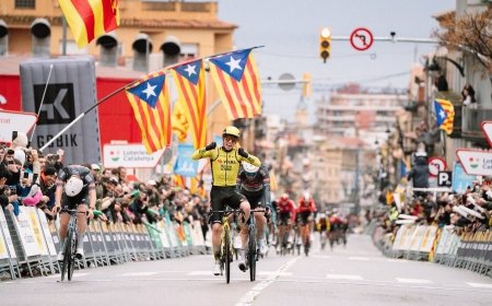 Brennan, una victoria pasada por agua y para sonrojo de Alpecin en la Volta Catalunya