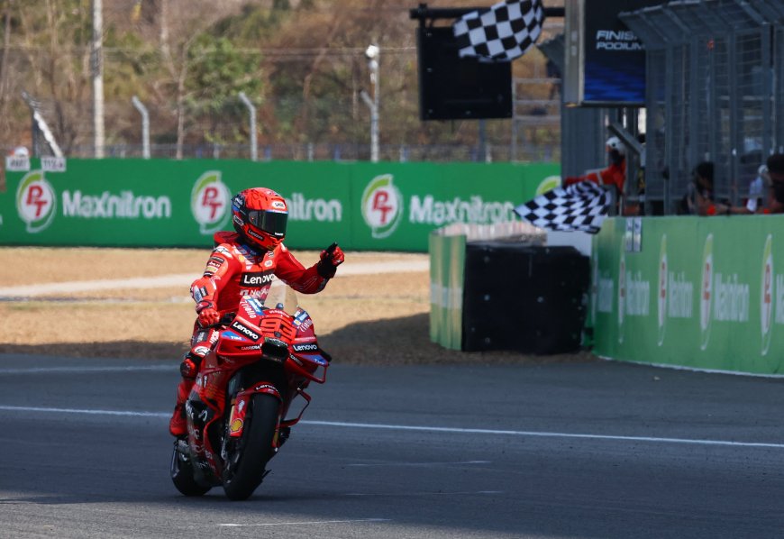Marc Márquez fluye y arrasa con la Ducati en el GP de Tailandia