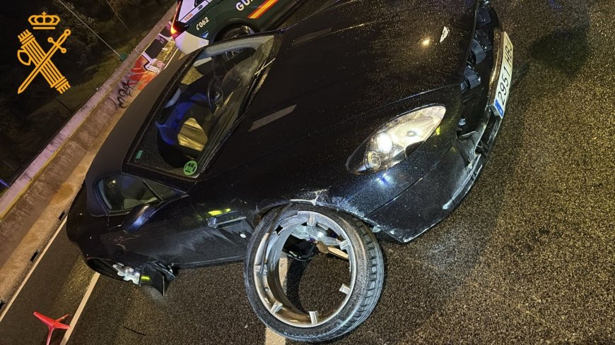 La loca huida en un Aston Martin robado por las calles de Majadahonda, la M-503 y la A-6