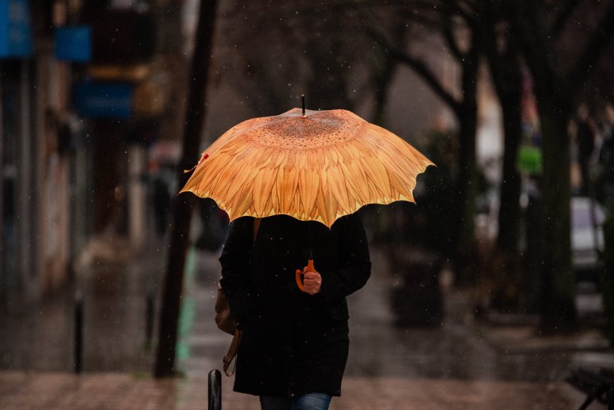 Cuando llueve en Madrid