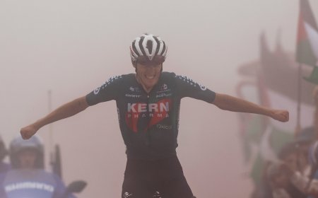 La Vuelta a España excluye de su próxima edición al Kern Pharma, gran protagonista en 2024 con las victorias de Castrillo y Berrade