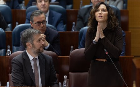 Ayuso anuncia que se marcha a Ecuador justo cuando su novio declara y ella tiene otra sesión de control en la Asamblea