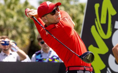 Golf y negocios en el campo de Trump en Miami