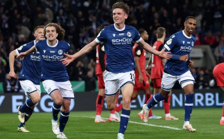 El Arminia Bielefeld, un equipo de tercera en la final