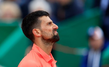 Otro adiós inmediato de un Djokovic espectral