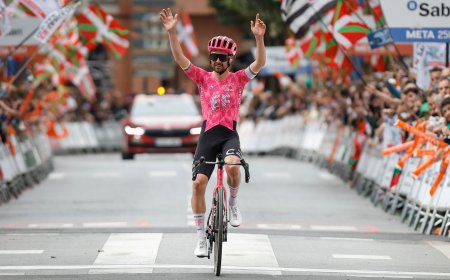 Healey gana escapado en Gernika y la Itzulia se resolverá en la última etapa