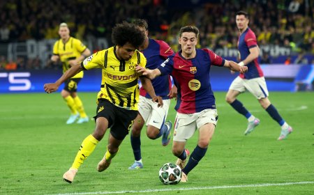 Gavi como símbolo de la angustia del Barça en Dortmund