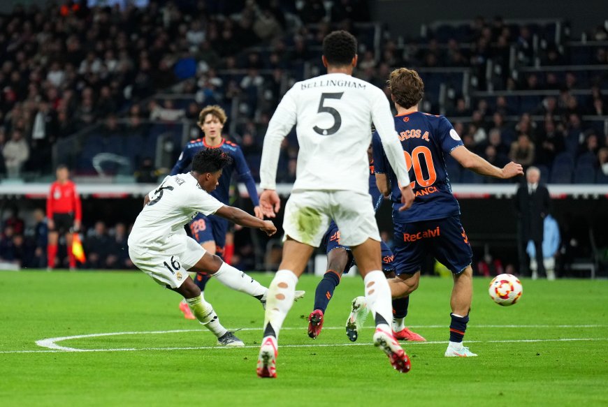 El gatillo fácil de Endrick: es el jugador del Real Madrid que menos minutos necesita para disparar