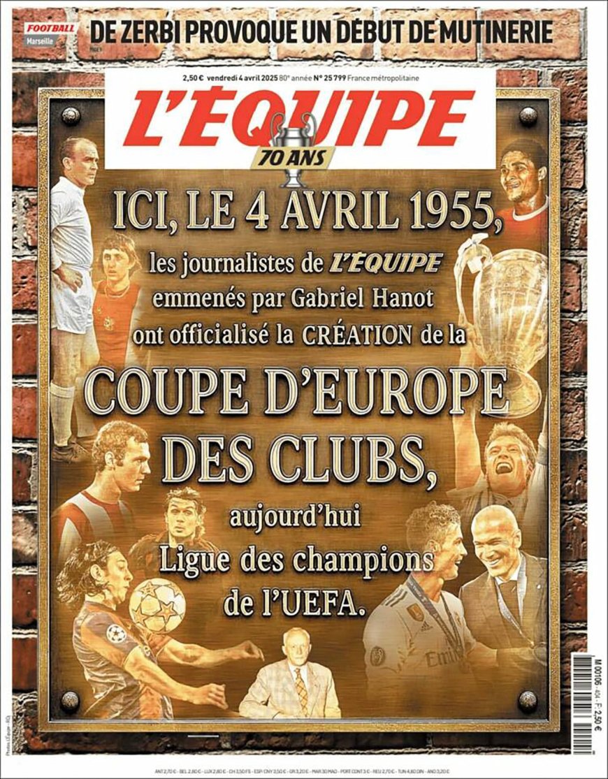 Una portada de ‘L’Équipe’