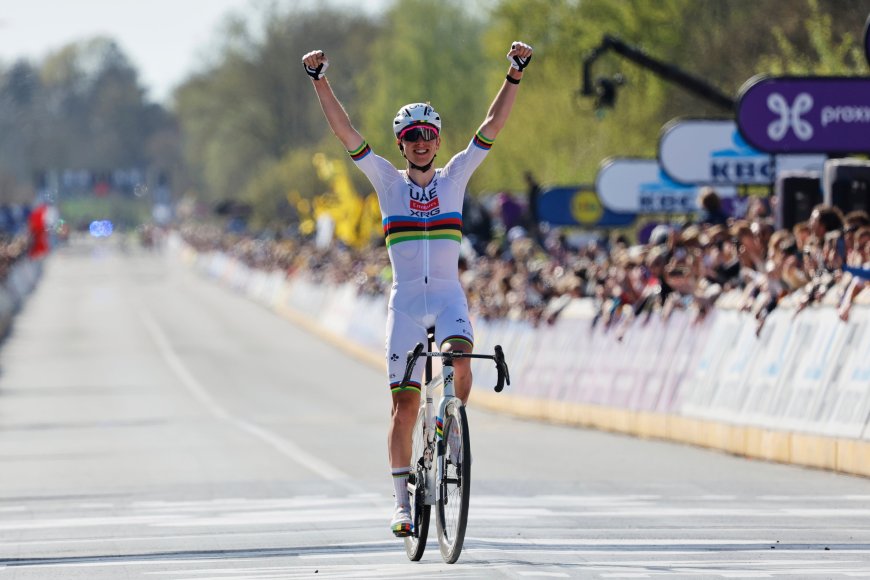 Pogacar gana su segundo Tour de Flandes tras eliminar a Van der Poel en el Viejo Quaremont