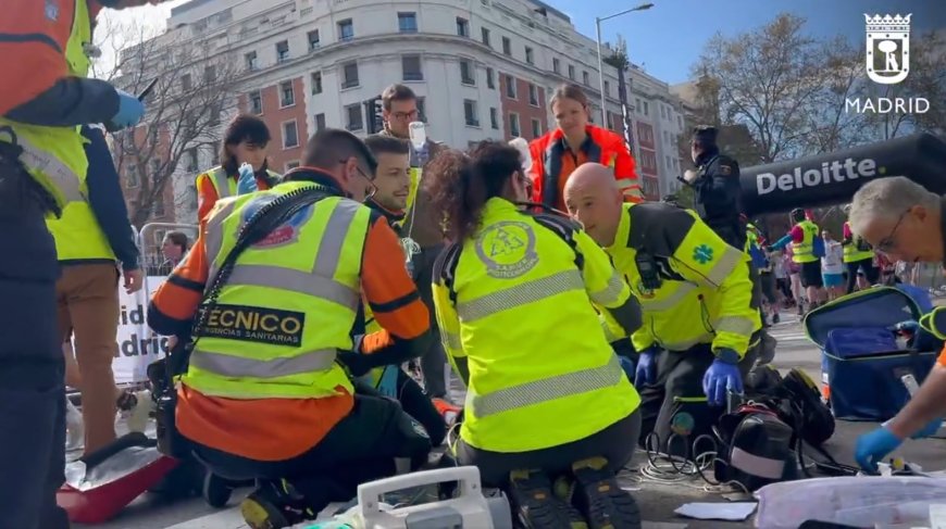 Un corredor muerto y otro grave tras sufrir sendas paradas cardiorrespiratorias en la Medio Maratón de Madrid