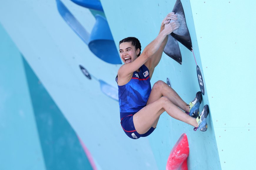 Brooke Raboutou, la primera mujer en alcanzar el 9b+, hace historia al escalar tan duro como los mejores hombres