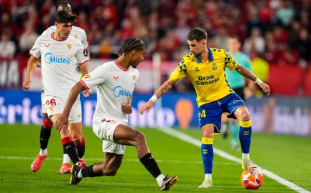 El Sevilla sella la salvación y Las Palmas es virtualmente equipo de Segunda
