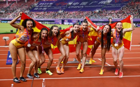 Las velocistas piden pista tras el oro en China: “¡Las mujeres al poder!”