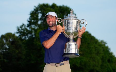 Scottie Scheffer se corona en el Campeonato de la PGA y Jon Rahm exhibe destellos de su mejor juego