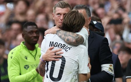 El Bernabéu llora el final de una era en el adiós de Carlo Ancelotti y Luka Modric: “Ha sido un viaje maravilloso”
