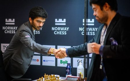 Gukesh, campeón del mundo de ajedrez, despierta por fin y tumba al líder Nakamura