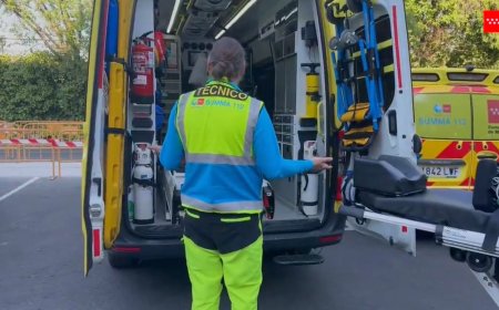 Un electricista sufre quemaduras graves al estallar el cuadro eléctrico que manipulaba en Madrid