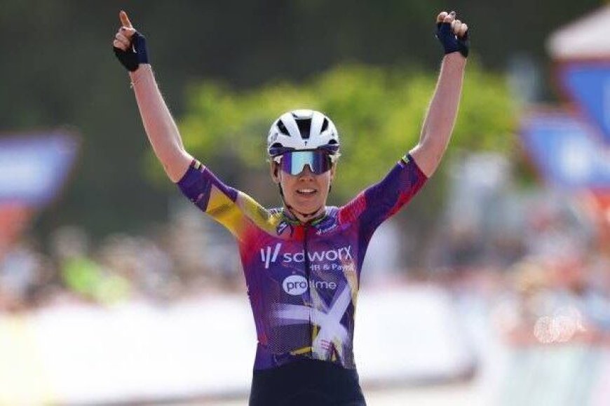 Anna van der Breggen toma el mando de la Vuelta a España en Borja