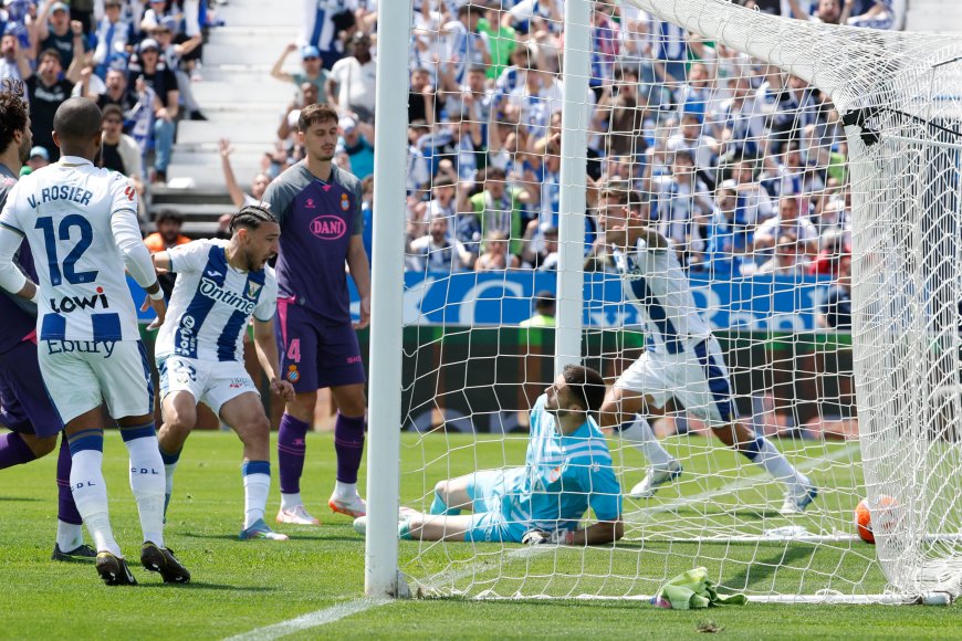 El Leganés gana al Espanyol y da un paso hacia la salvación
