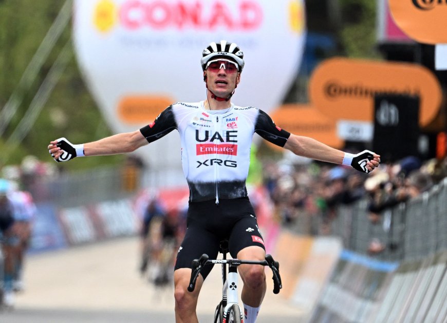 Juan Ayuso vence en la séptima etapa del Giro de Italia tras un espectacular ataque en el último kilómetro