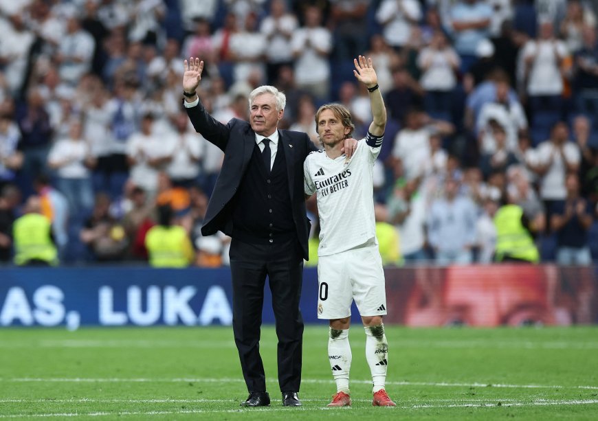 El adiós de los adioses de Modric y Ancelotti en el Bernabéu