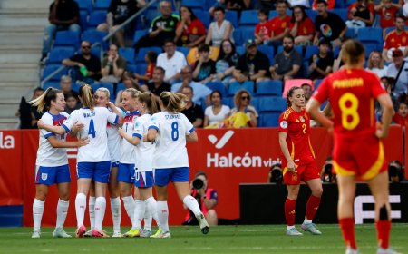 España - Inglaterra en directo | Las inglesas ganan al descanso gracias a un tanto de Russo y las españolas estarían eliminadas