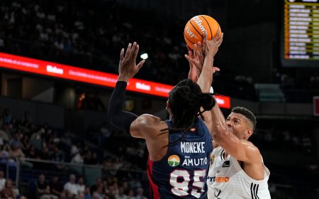 Tavares lidera la victoria del Real Madrid ante el Baskonia