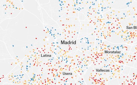 ¿Cuánto calor hace en cada parque infantil de Madrid? Los satélites de la NASA dicen que el 64% se disparan hasta los 41 grados o más