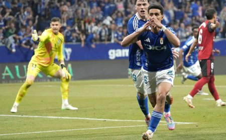 Oviedo - Mirandés en directo | El Oviedo gana 3-1 al Mirandés y se convierte en equipo de Primera División