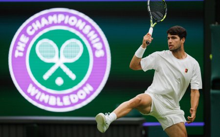 Diversión con Fognini y Djokovic en la lejanía de la final: la sombra de Alcaraz toma Wimbledon