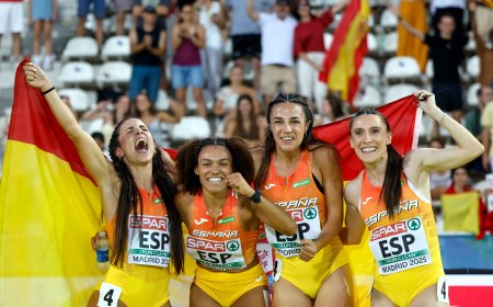 La explosión de los relevos salva una dura tarde para España en los Europeos por selecciones