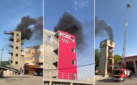 El Gobierno de Ayuso cede ante las reivindicaciones de los bomberos después de que incendiaran las 22 torres de maniobras
