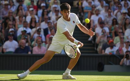Oliver Tarvet - Carlos Alcaraz en directo, el partido de Wimbledon en vivo