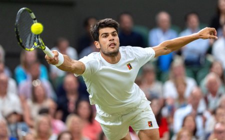 Cuartos de final de Wimbledon, en directo; Alcaraz se bate contra Norrie