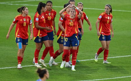 Italia - España en directo | El partido se va al descanso con empate