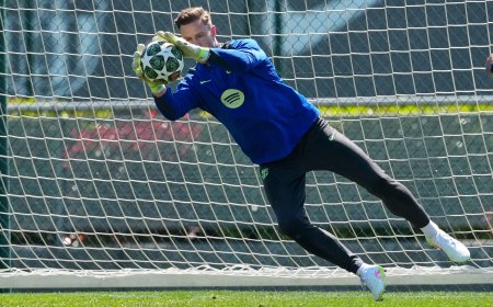 Ter Stegen no se entrena con el grupo en la primera sesión de la pretemporada del Barcelona