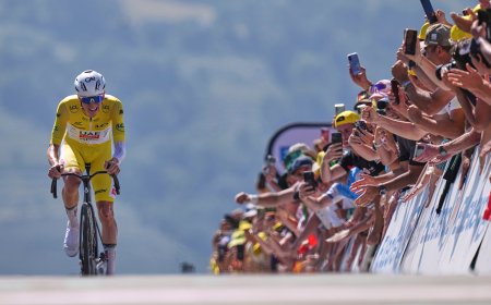 Tadej Pogacar, como un héroe de manga, gana su cuarta etapa del Tour de Francia alegre y sonriente