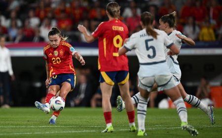 España derriba el muro de Suiza para volver a las semifinales de la Euro 28 años después