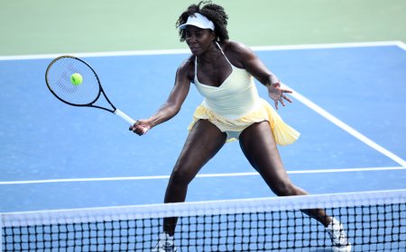 Venus Williams vuelve a competir a los 45 años, tras una miomectomía y 16 meses después de su último partido oficial