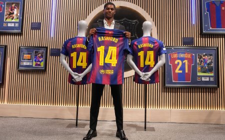 Marcus Rashford llega cedido del Manchester United al FC Barcelona por una temporada