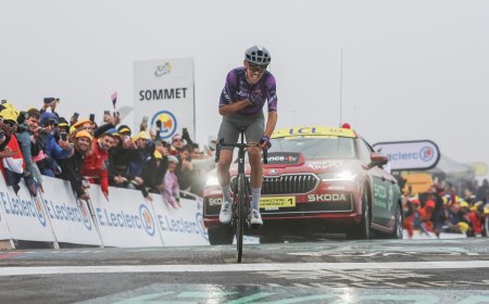 El australiano Ben O’Connor se corona en la cima de la Loze, la etapa reina del Tour de Francia