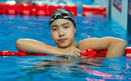 Yu Zidi, la niña china de 12 años que cuestiona el sistema de la natación mundial