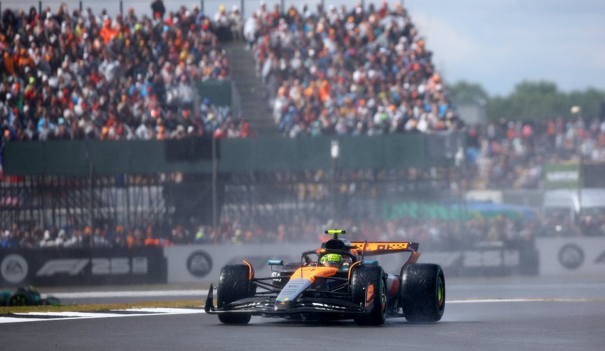 Norris y Hulkenberg espantan fantasmas en Silverstone