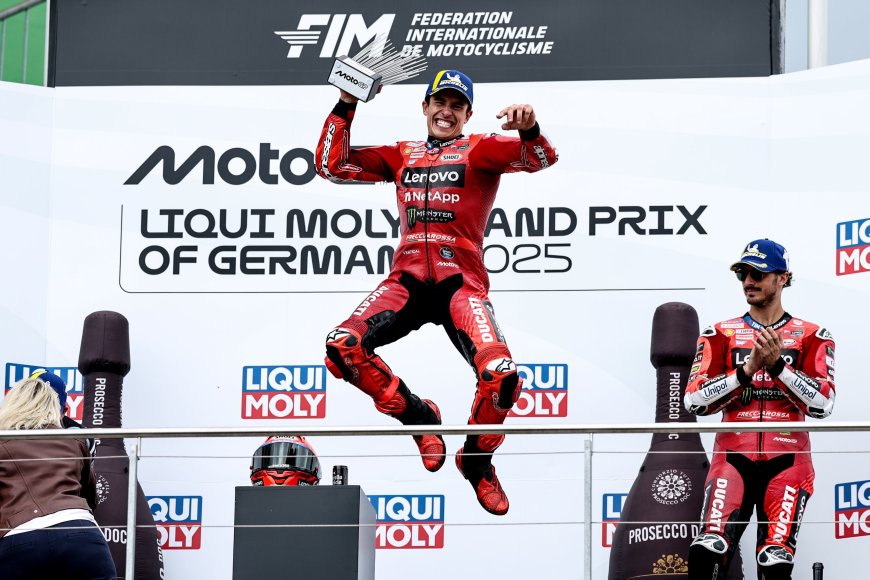 Un soberbio Marc Márquez se queda sin rivales en el GP de Alemania